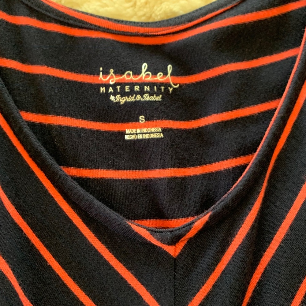 Isabel Maternity midi striped dress - Picture 4 of 5